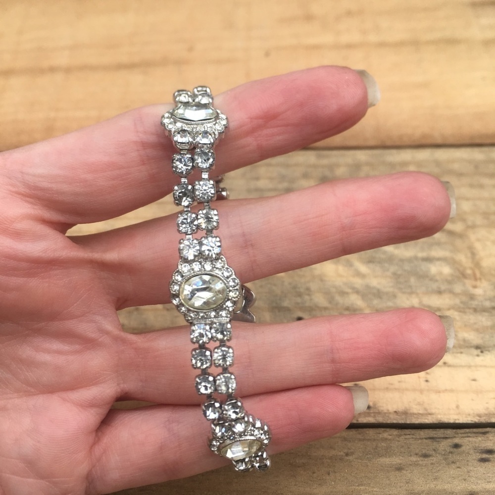 Vintage Pressed glass‎ Bracelet
